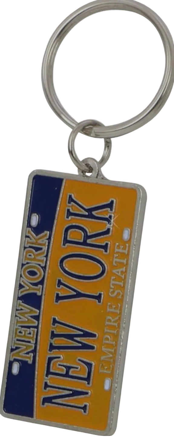 License plate keychain