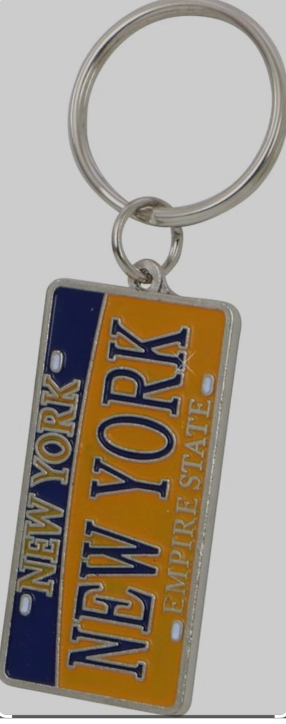 License plate keychain