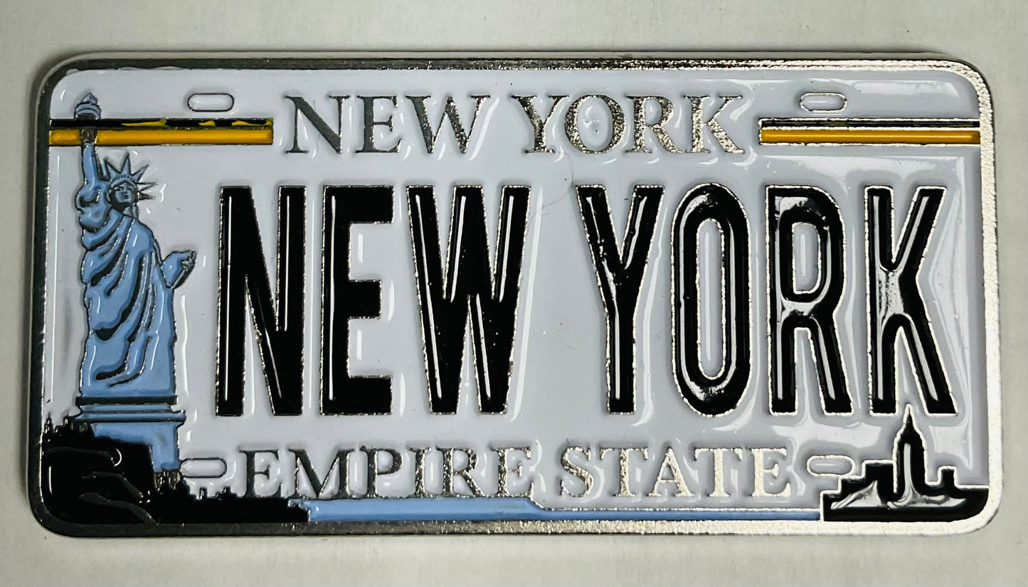 New York License plate Magnet